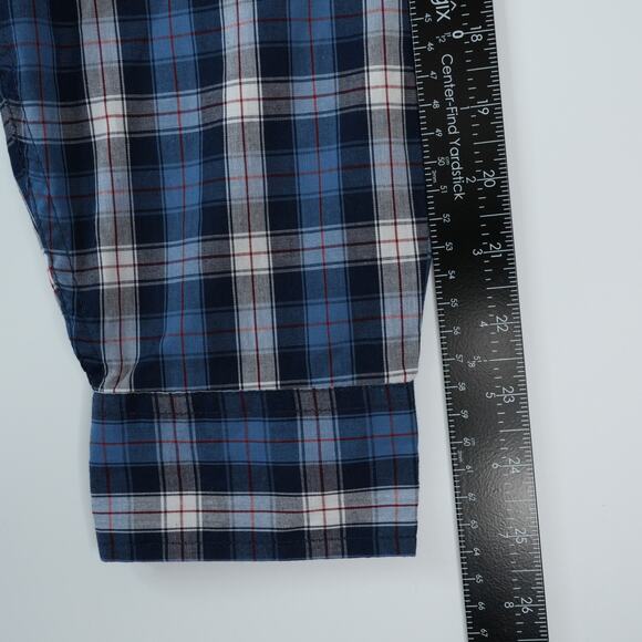 Wolverine Shirt Mens Large Blue Plaid Long Sleeve Button Down Cotton Blend - Picture 10 of 10